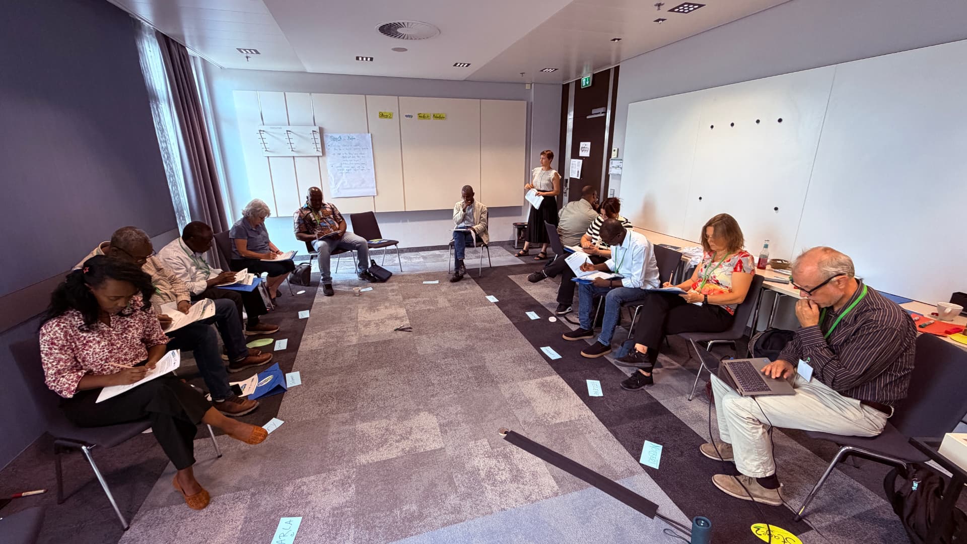 CoPoweR workshop in a circle setting
